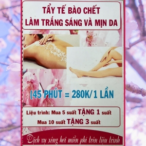 TẨY TẾ BÀO CHẾT LÀM TRẮNG SÁNG VÀ MỊN DA