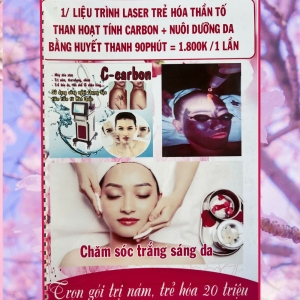 LIỆU TRÌNH LASER TRẺ HOÁ THẦN TỐ