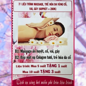 MASSAGE TRẺ HOÁ DA VUNG CỔ