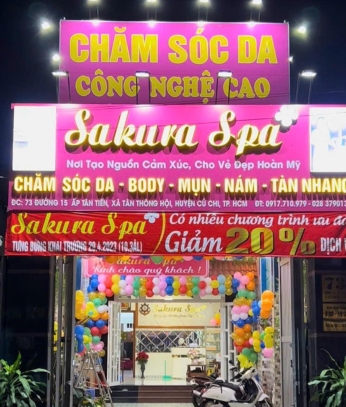KHAI TRƯƠNG SPA SAKURA CỦ CHI