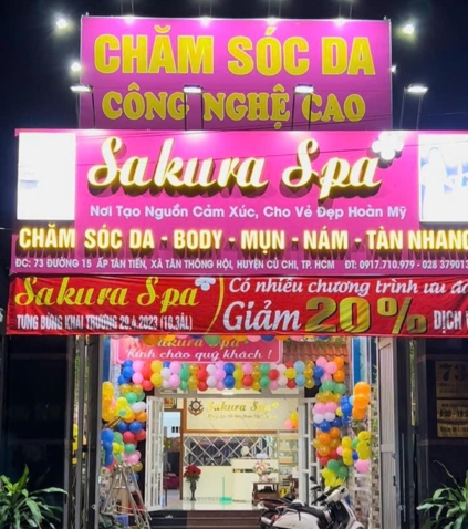 KHAI TRƯƠNG SPA SAKURA CỦ CHI
